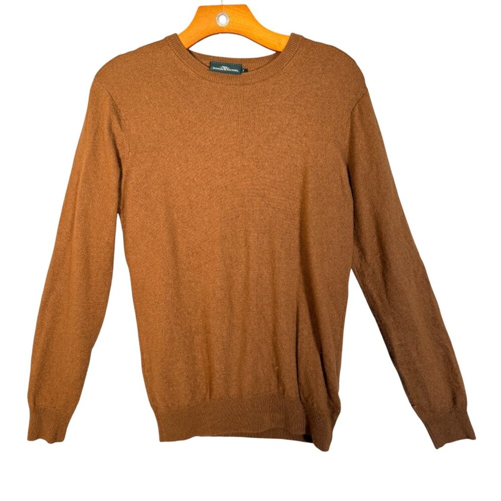 Rodd & Gunn Chirstchurch Knit Men's Wool Cashmere Sweater Brown Preppy Simple S